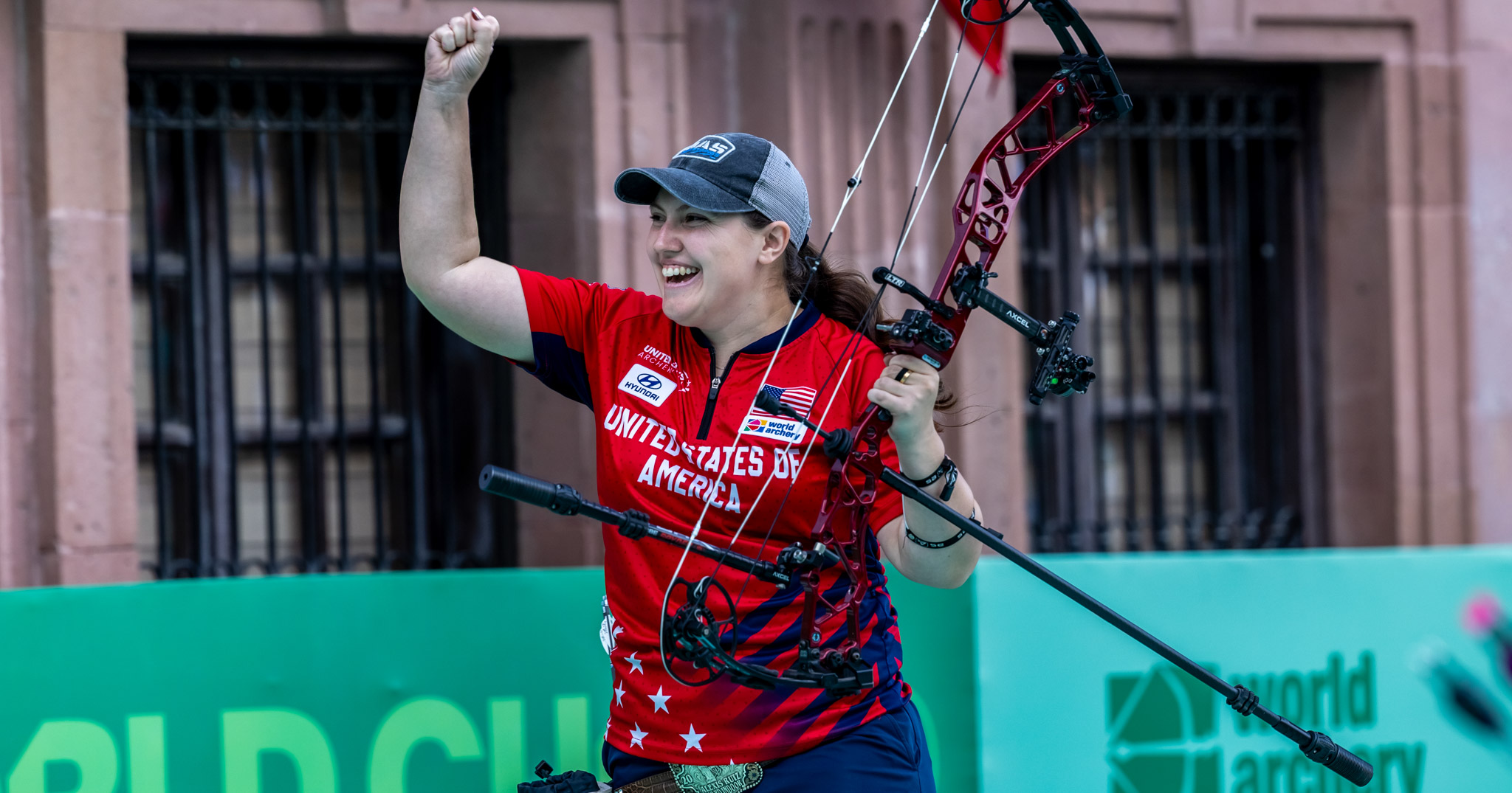 Historic first for Alexis Ruiz as she powers to gold at the Archery World Cup Final