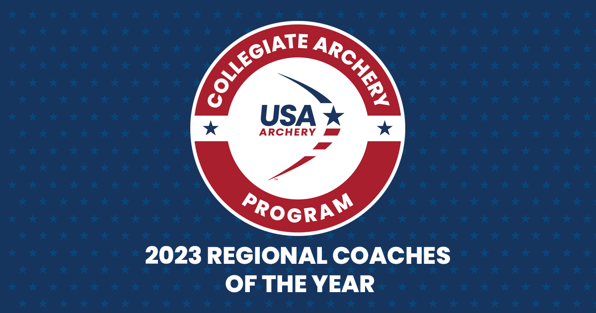 USA Archery awards 2023 Collegiate Regional Coaches of the Year